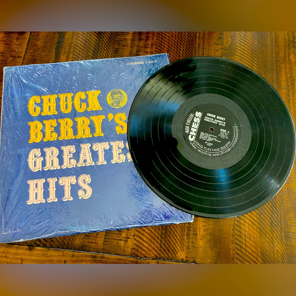 Vintage used Chuck Berry Greatest Hits 12" Vinyl Album Chess LP-1485 1960s